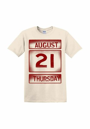OASIS CALENDAR - Print T-shirt - white
