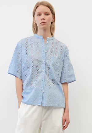 AUS BRODERIE ANGLAISE-QUALITÄT - Bluzka - homestead blue