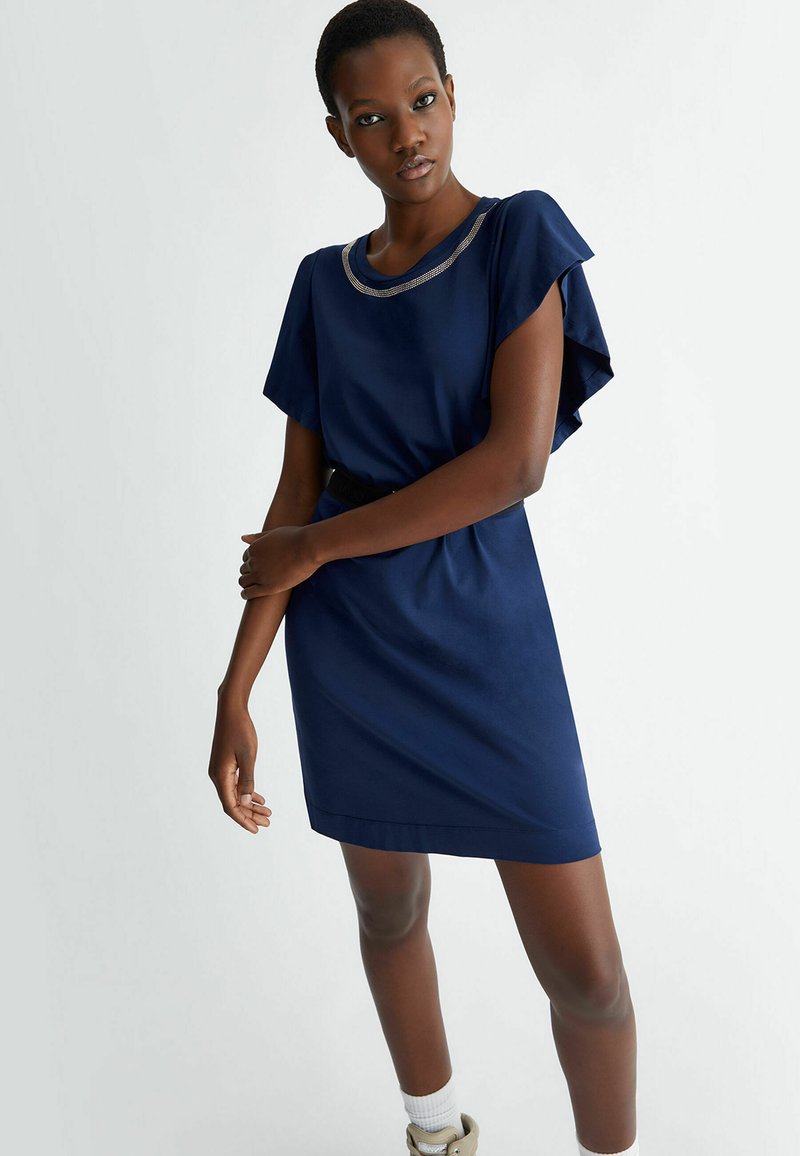 Ljmu Robe Liu Jo Jeans Robe en jersey - dark blue/bleu marine - ZALANDO.FR