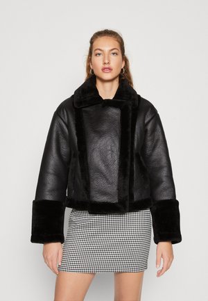 VILA VIMELDA JACKET - Chaqueta de invierno - black