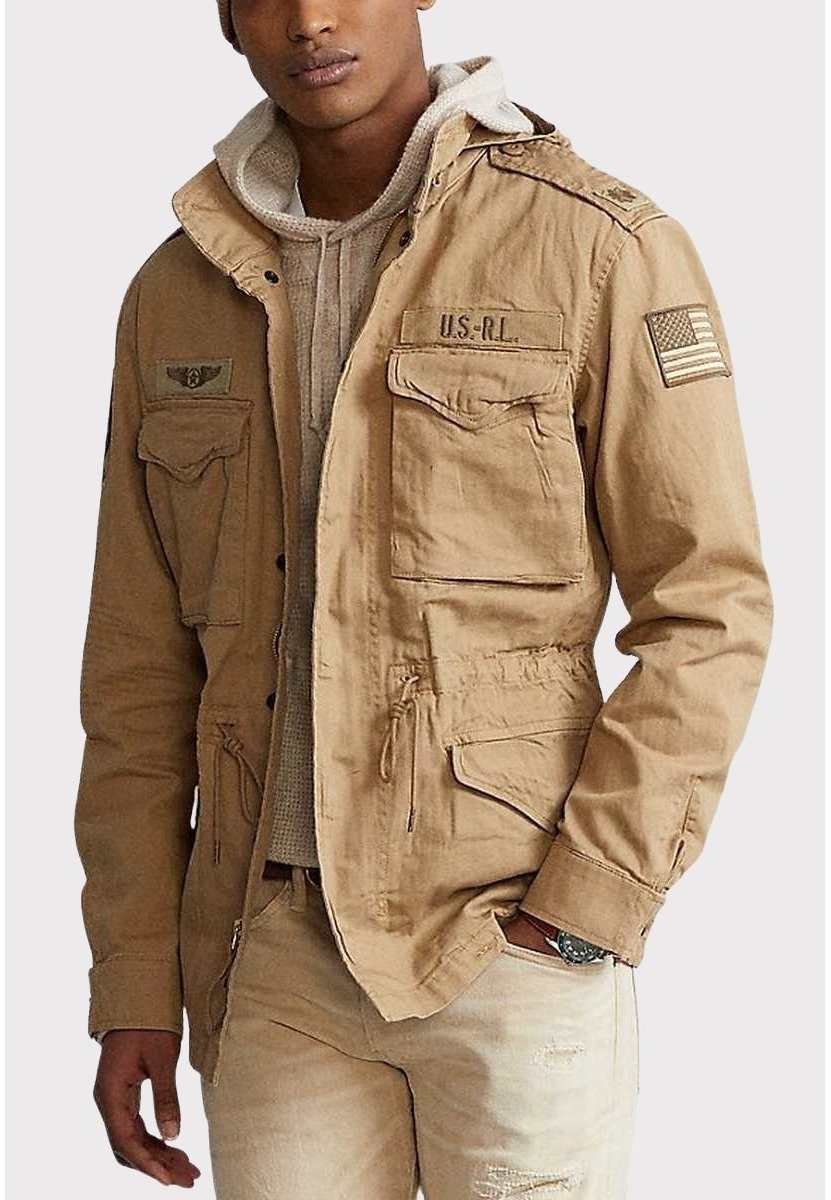 Ralph Lauren THE ICONIC FIELD JACKET - Chaqueta fina - desert khaki/caqui - Zalando.es