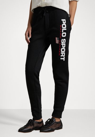Polo Ralph Lauren POLO SPORT JOGGERS - Dresside alumine osa - black/white