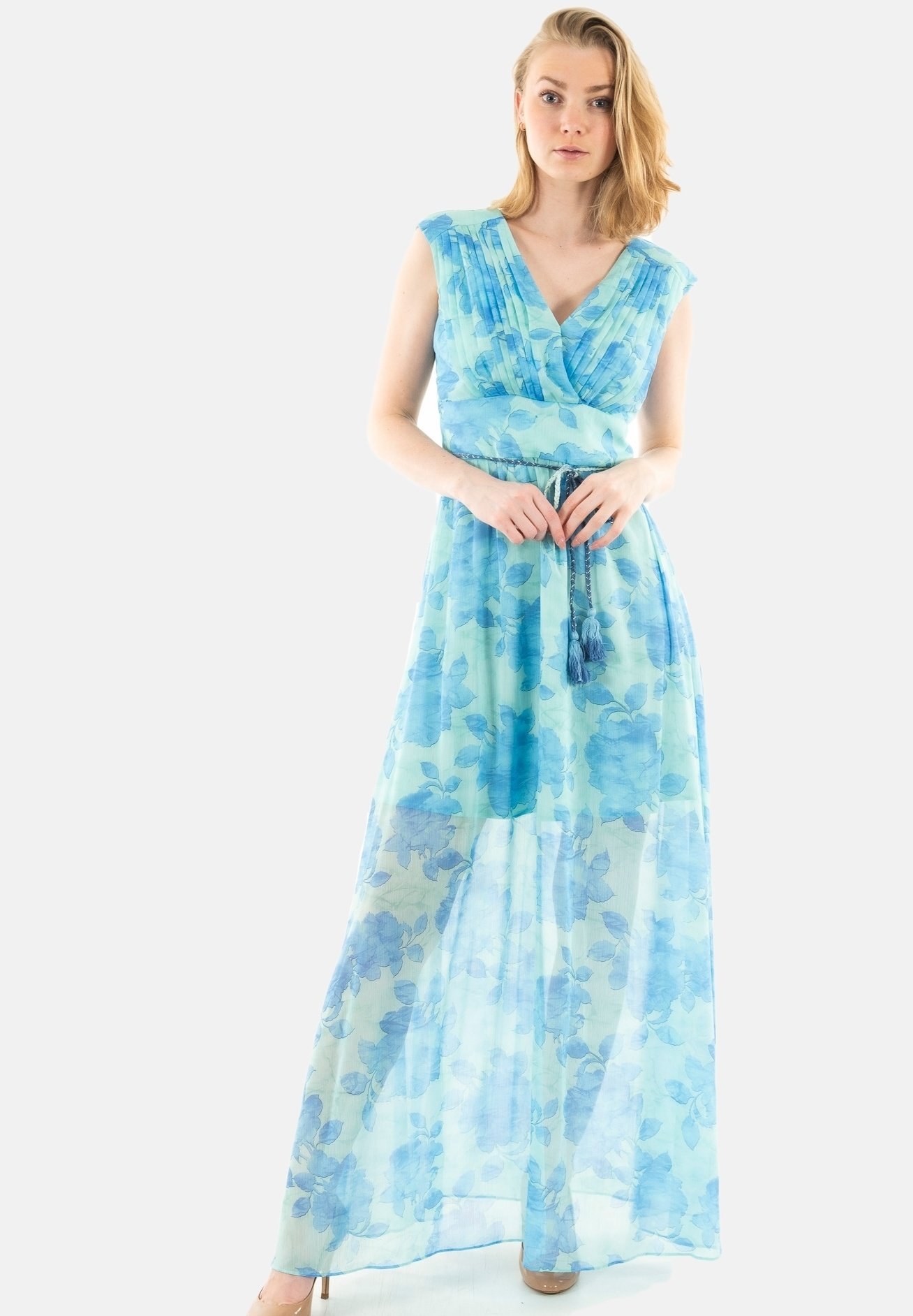 Guess Vestido largo bleu/azul