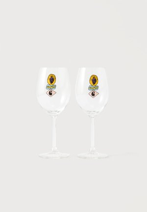 Carhartt WIP, STACKED GRAPES WINE SET - Borospohár - transparent