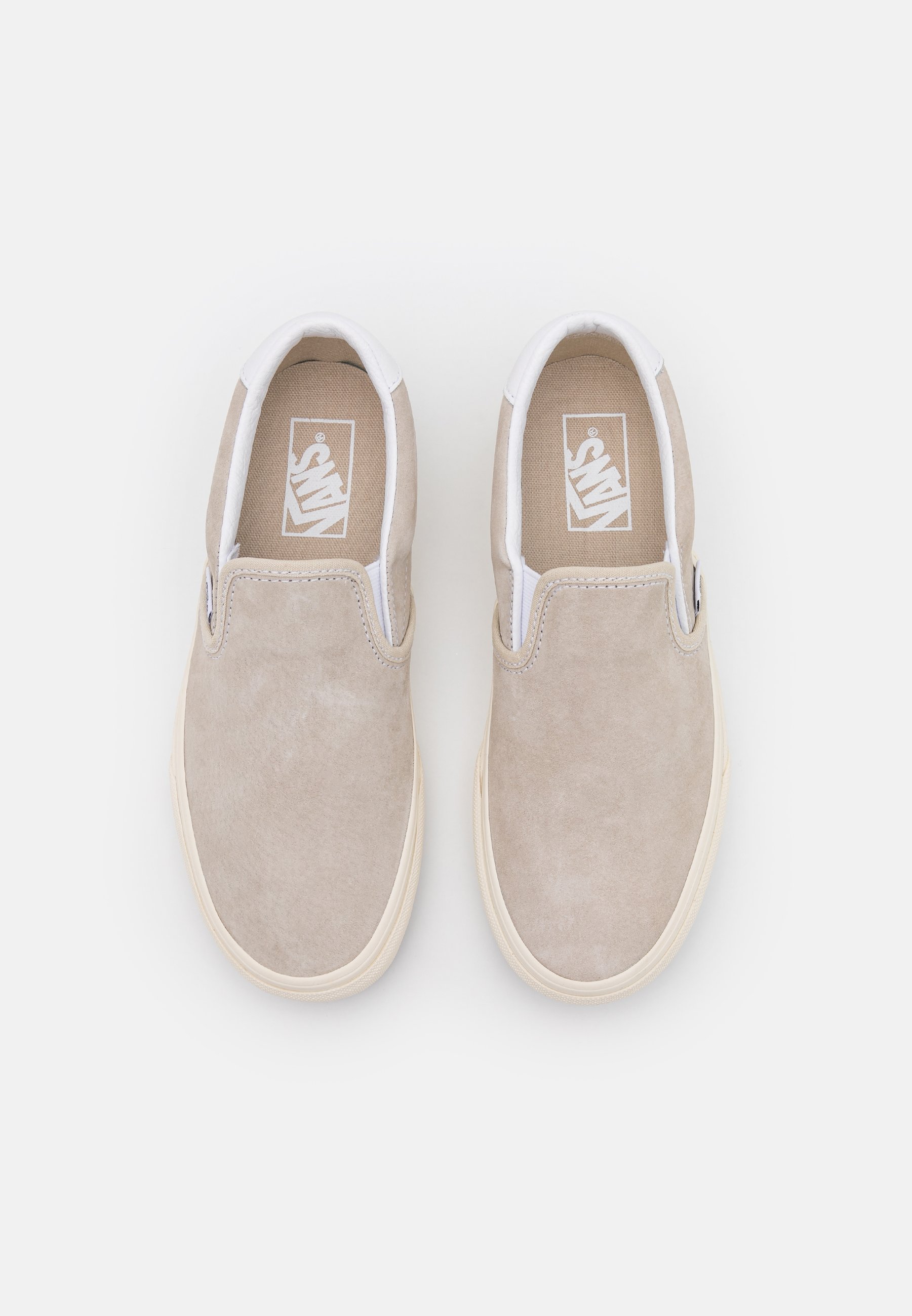 vans khaki slip on