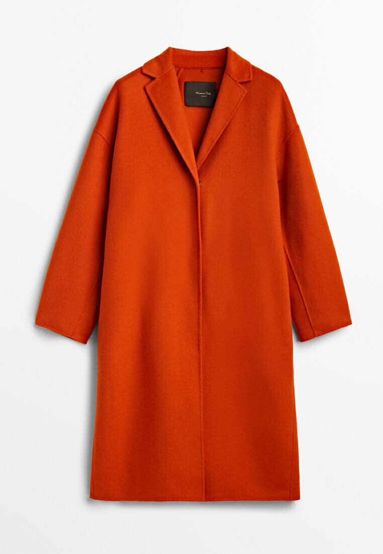 massimo dutti red coat