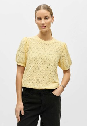 OBJLAILA NOOS - T-shirts med print - sunlight