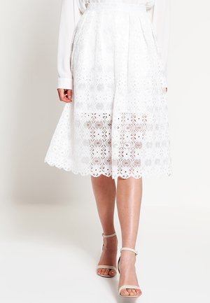 New Look A-lijn rok - white