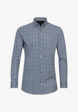 VENTI PRINT MODERN FIT - Hemd - mittelblau