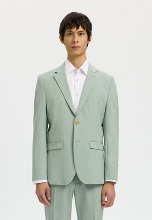 Selected, SLHSLIM LIAM - Bleiserjakk - aqua gray