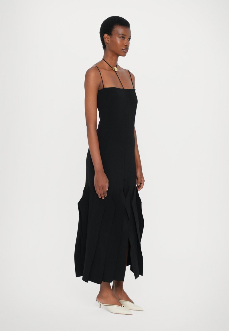 A.W.A.K.E. MODE LIP CHOKER DRESS - Robe en jersey - black