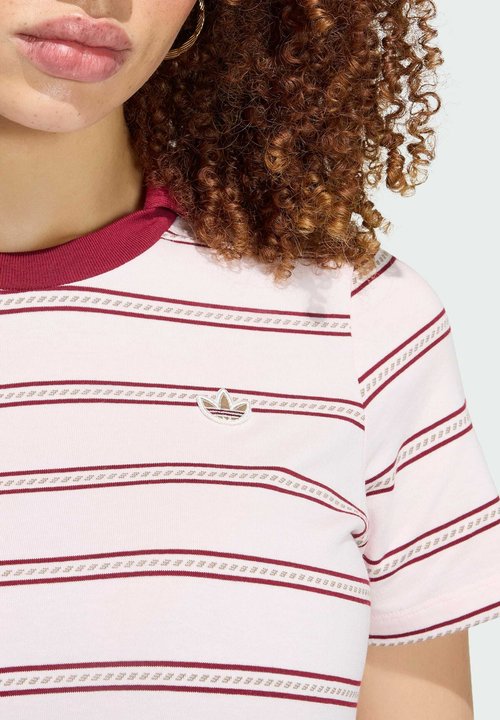 adidas ORIGINALS RESORT S POLO W2 - Polo - distilled pink/collegiate burgundy/khaki six — photo 3