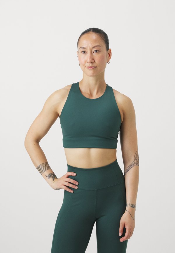 DYLAN - Medium support sports bra - moss2