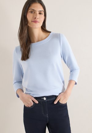 GESTREIFTES  - T-shirt à manches longues - cloud blue