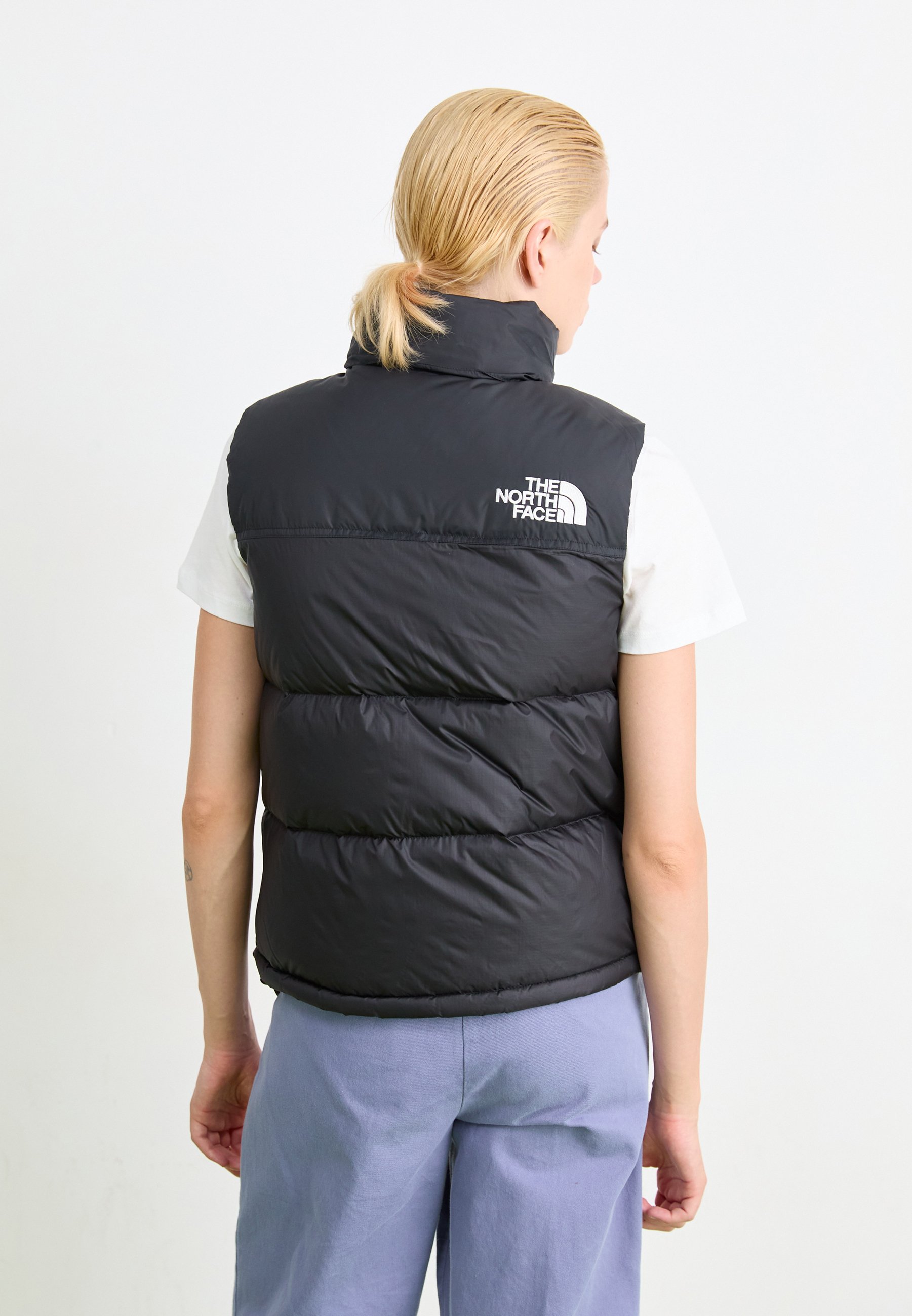 The North Face Waistcoat - black/recycled down/black - Zalando.co.uk