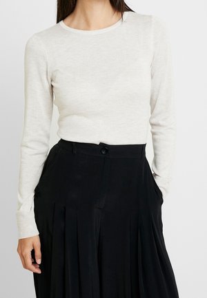 Trui - mottled beige