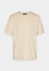 ORIGINAL SMALL LOGO TEE - Lihtne T-särk - sand fog