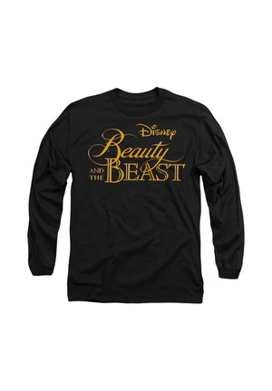 BEAUTY AND THE BEAST LOGO - Long sleeved top - black
