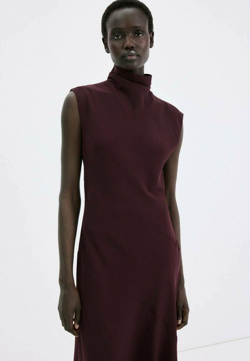 Mango Jersey dress - wine/bordeaux - Zalando Mango Jersey dress - wine/bordeaux - Zalando