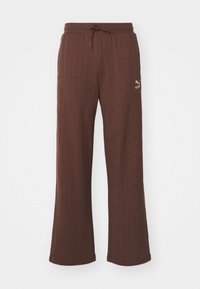 RELAXED TRACK PANTS - Jogginghose - espresso brown