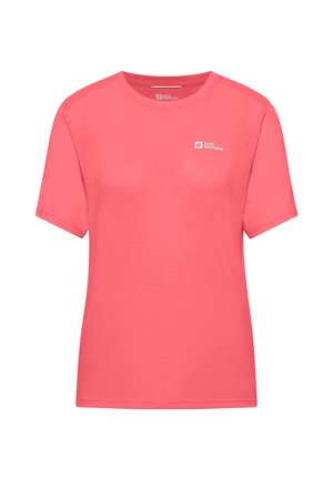 Jack Wolfskin, VONNAN SS T W - T-Shirt basic - sunset coral