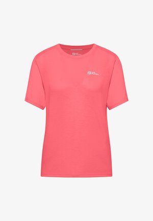 Jack Wolfskin, VONNAN SS T W - T-Shirt basic - sunset coral
