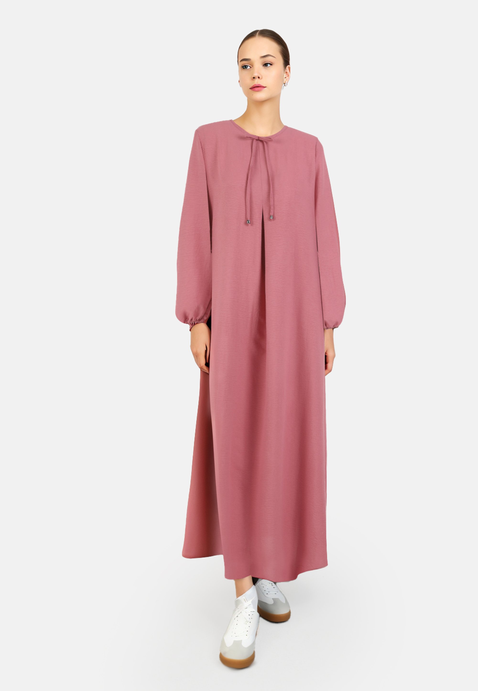 modanisa pink dress Powder Pink Modest Evening Dress Modest Evening Dress - Shop Women's Modest Evening Dress | Modanisa