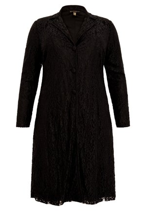 YOEK WITH BUTTONS - Korte frakker - black