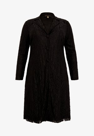 YOEK WITH BUTTONS - Manteau court - black