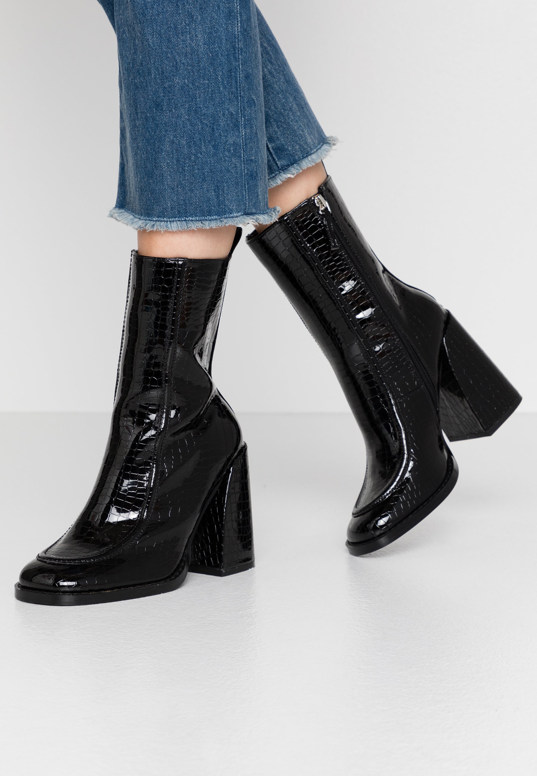 Koi Footwear VEGAN - Enkellaarsjes met hoge hak - black/Zwart - Zalando.be