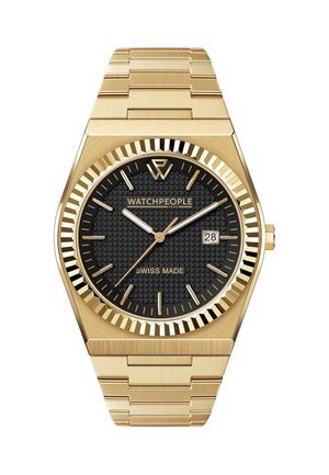 Watch - black and gold coloured