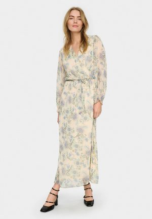 DOJASZ  - Maksi garuma kleita - creme vintage paisley