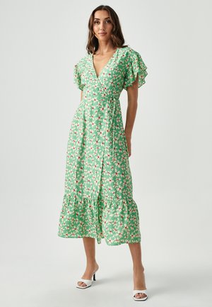 STEEVIE WRAP  - Jurk - green daisies