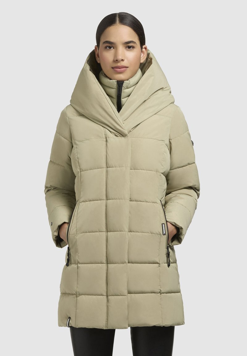 khujo TENX - Abrigo de invierno - hellgrün