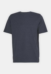 MELANGE TEE NECK NOOS - Camiseta básica - navy blazer
