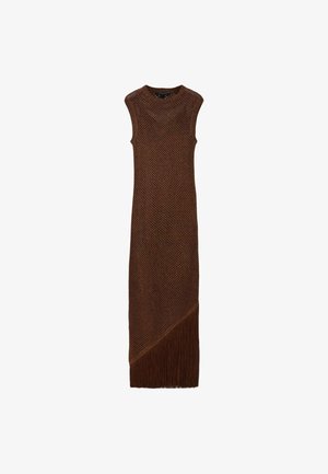 AllSaints, JESSIE DRESS - Strikkjoler - burnt brown