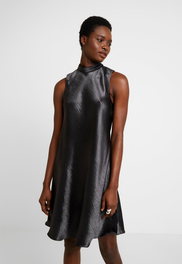HIGH NECK SHIFT - Cocktail dress / Party dress - dark charcoal