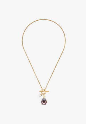 FABLE ENGLAND PANSY & PEARL TOGGLE - Ogrlica - gold-coloured