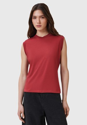 IMOGEN - Top - burnt brick red
