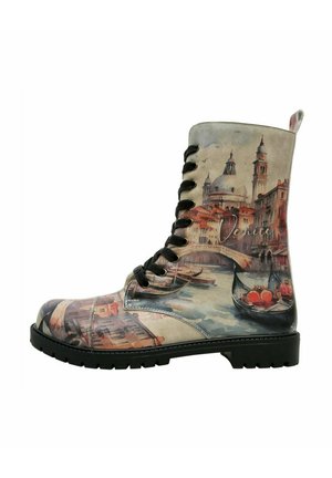 Dogo ZIPSY VENICE - Schnürstiefelette - blau