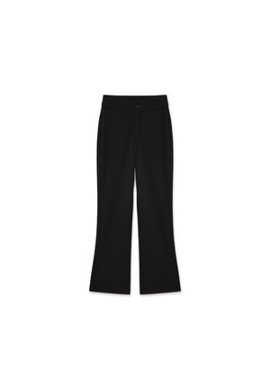INSIDE ELÁSTICO WIDE LEG - Pantalones - black