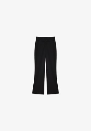 INSIDE ELÁSTICO WIDE LEG - Pantalones - black