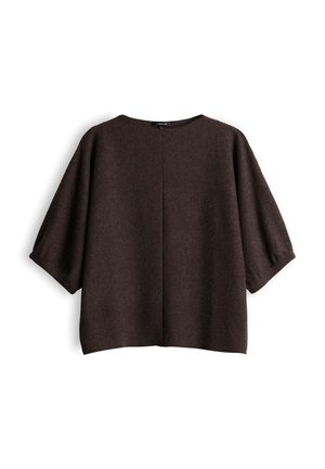 OPUS, LOOSE FIT RIBBED TEXTURE - T-shirt basic - affogato