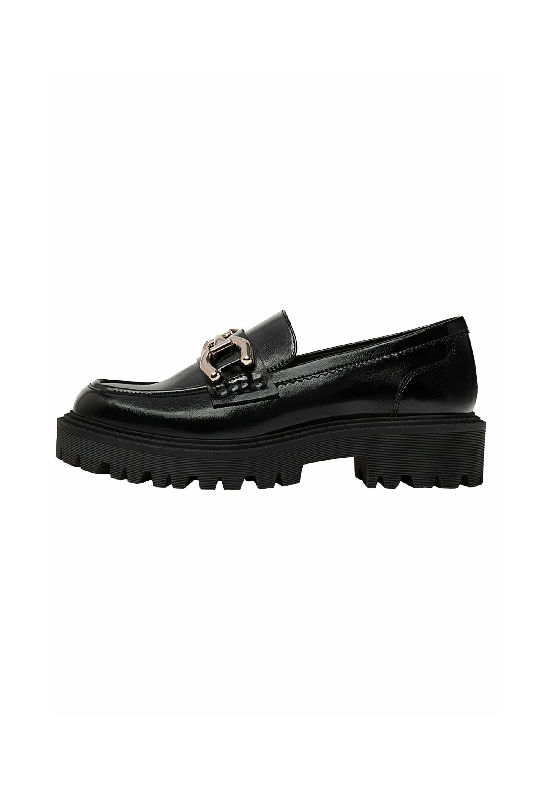 Black loafers