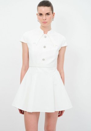 Shirt dress - ecru