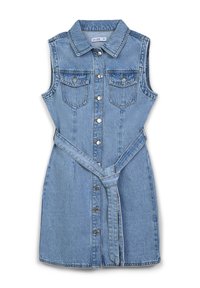 SMANICATO - Vestito di jeans - blu denim chiaro