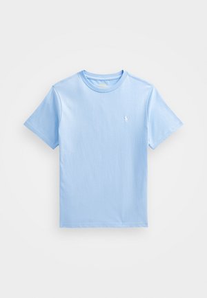 COTTON JERSEY CREWNECK TEE - Navadna majica - office blue
