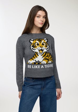 Maglietta a manica lunga - grigio