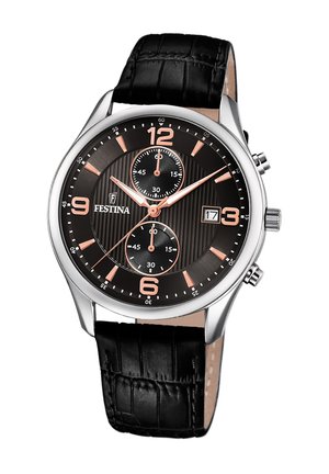 RETRO - Montre à aiguilles - silberfarben