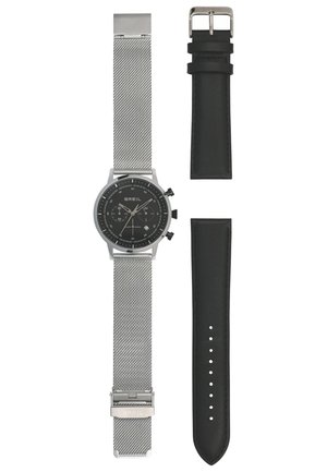 Cronografo - acciaio-nero